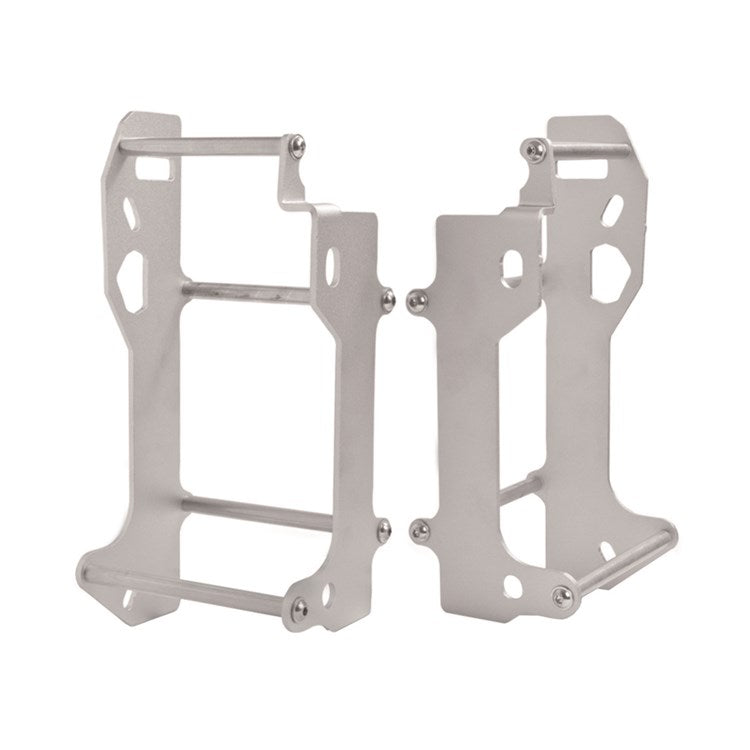 CrossPro Aluminium Radiator Braces - Husaberg 450-570 2009-12 - Silver