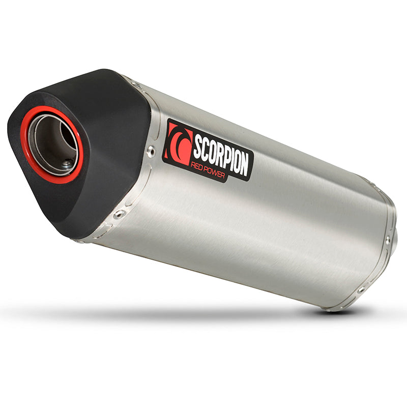 Scorpion Serket Parallel Stainless Oval Exhaust For Honda CBR 300 R 2014-2019