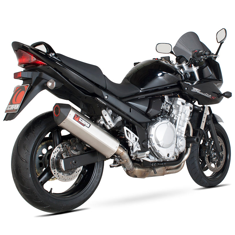 Scorpion Serket Carbon Oval Exhaust For Suzuki GSF 650 BAndit 2007-2011