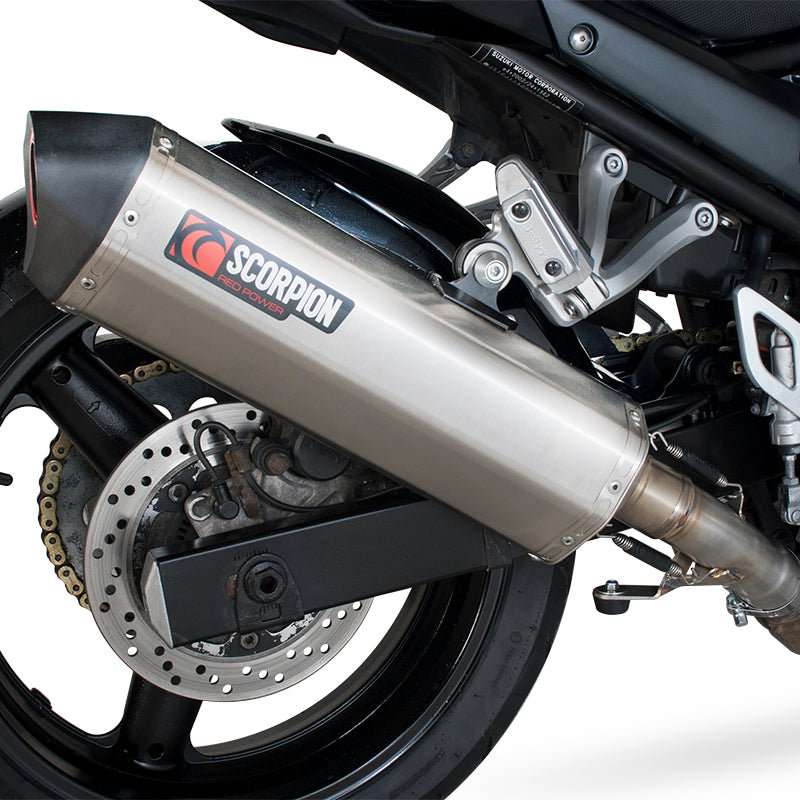 Scorpion Serket Carbon Oval Exhaust For Suzuki GSF 650 BAndit 2007-2011