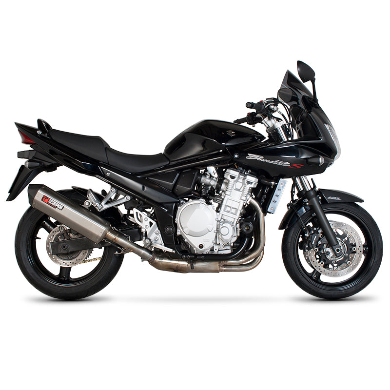 Scorpion Serket Stainless Oval Exhaust For Suzuki GSF 650 BAndit 2007-2011
