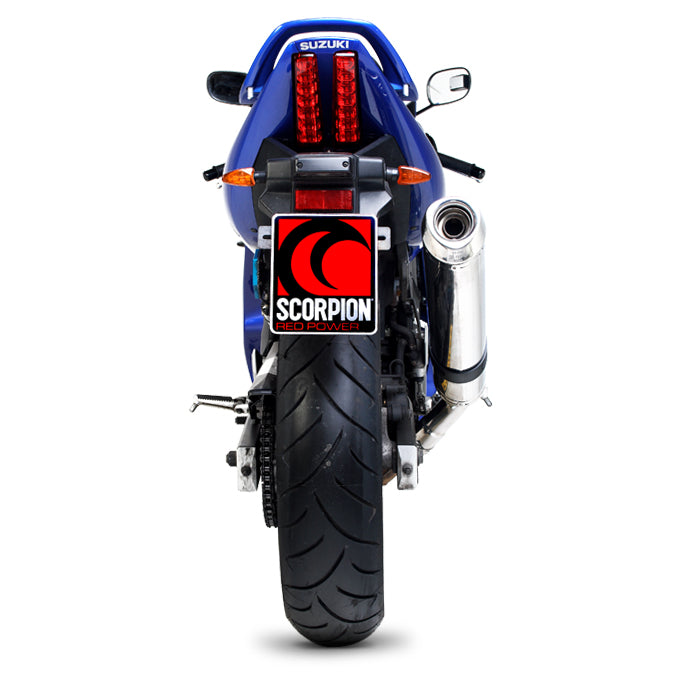 Scorpion Factory Carbon Oval Exhaust - Suzuki SV 650 2004 - 2015