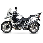 Scorpion Factory Satin Titanium Oval Exhaust - BMW R1200GS 2004 - 2008