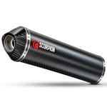 Scorpion Factory Carbon Oval Exhaust Carbon Outlet Suzuki GSX 1300R Hayabusa 08>Current
