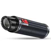 Scorpion Stealth Carbon Oval Exhaust Carbon Outlet Honda CBR 1000 RR 04-05