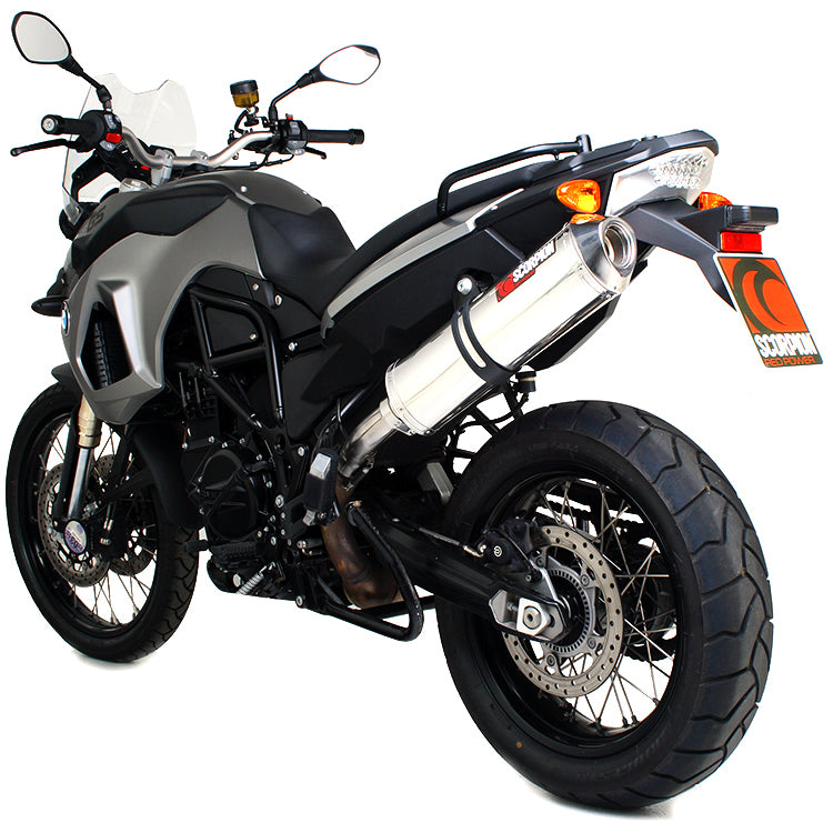 Scorpion Factory Carbon Oval Exhaust - BMW F800 GS 2008 - 2017