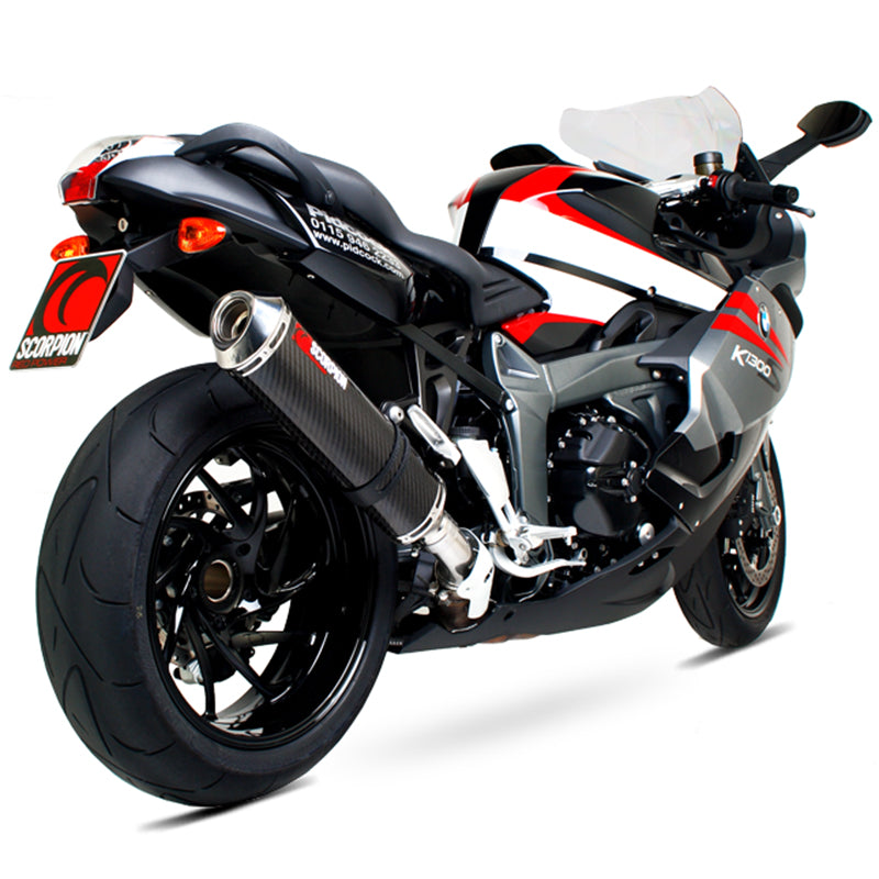Scorpion Factory Carbon Oval Exhaust Carbon Outlet BMW K1300 R/S 09>Current