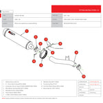 Scorpion Factory Stainless Oval Exhaust - Honda CBF 600 2008 - 2014
