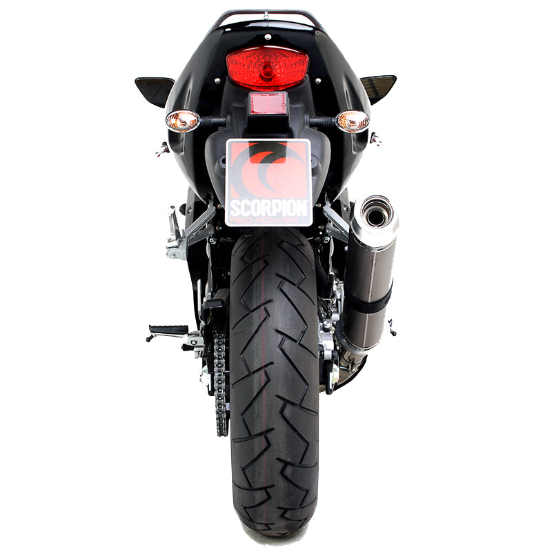 Scorpion Factory Stainless Oval Exhaust Hyosung GT650 R/S 06-Current