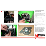 Scorpion Carbine Satin Titanium Extreme Exhaust Kawasaki Z 750 07>Current