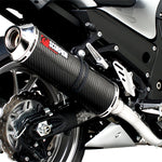 Scorpion Factory Carbon Oval Exhaust Carbon Outlet Kawasaki ZZR1400 08-11