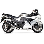 Scorpion Factory Satin Titanium Oval Exhaust Carbon Outlet Kawasaki ZZR1400 08-11