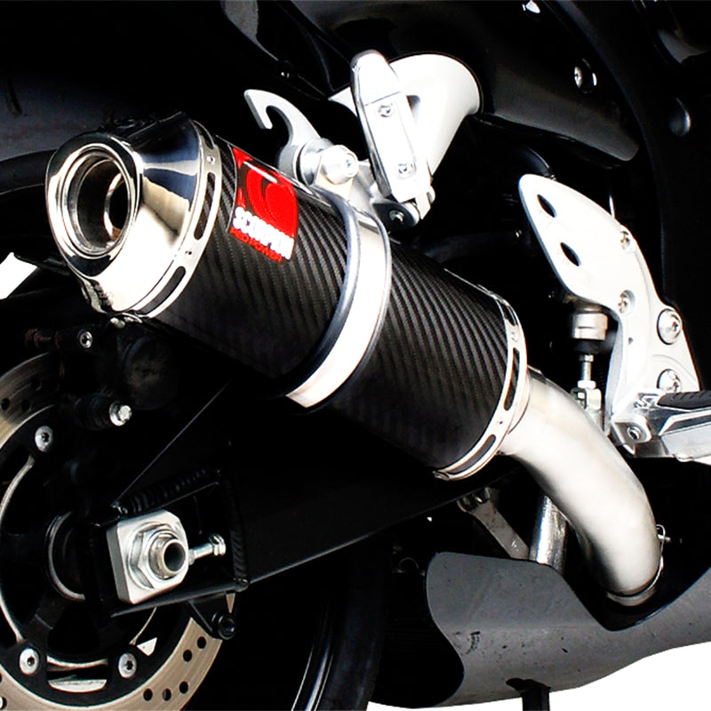 Scorpion Carbine Stainless Extreme Exhaust Carbon Outlet Suzuki GSX 1300R Hayabusa 08>Current