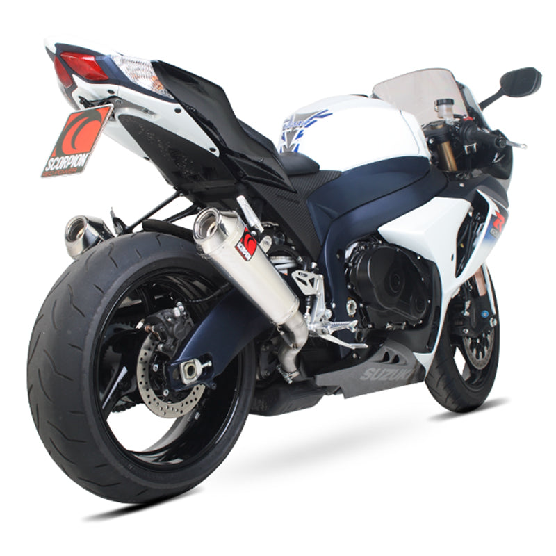Scorpion Power Cone Carbon Oval Exhaust Carbon Outlet Suzuki GSXR 1000 K9 09-11