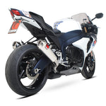 Scorpion Power Cone Carbon Oval Exhaust Carbon Outlet Suzuki GSXR 1000 K9 09-11