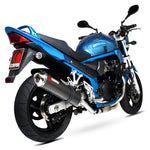 Scorpion Factory Stainless Round Exhaust Carbon Outlet Suzuki GSF 1200 Bandit 01-06