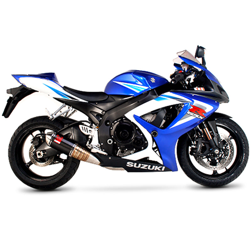 Scorpion Tagma Satin Titanium Oval Exhaust Suzuki GSXR600 K6-7 06