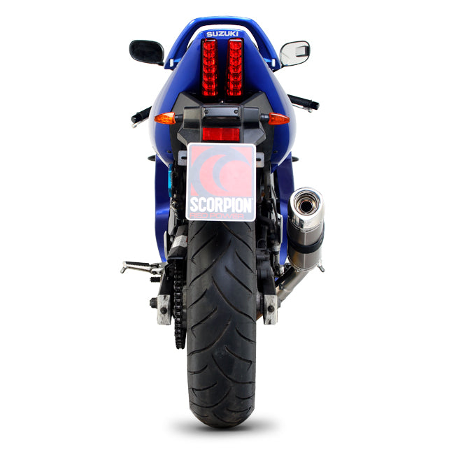 Scorpion Carbine Satin Titanium Extreme Exhaust Carbon Outlet Suzuki SV 650 00-11