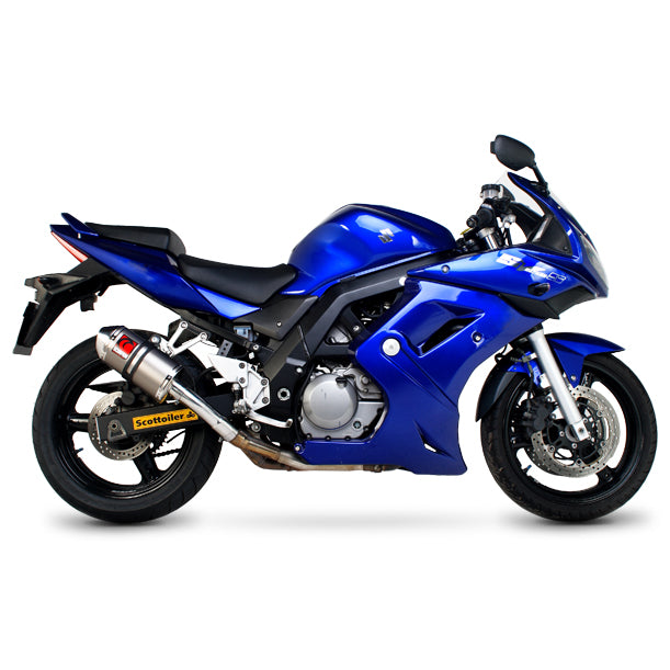 Scorpion Carbine Satin Titanium Extreme Exhaust Carbon Outlet Suzuki SV 650 00-11