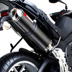 Scorpion Factory Satin Titanium Oval Exhaust Carbon Outlet Triumph Tiger 1050 07-09