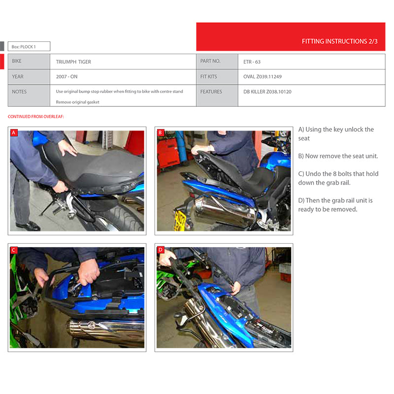 Scorpion Factory Carbon Oval Exhaust For Triumph Tiger 1050 2007-2012