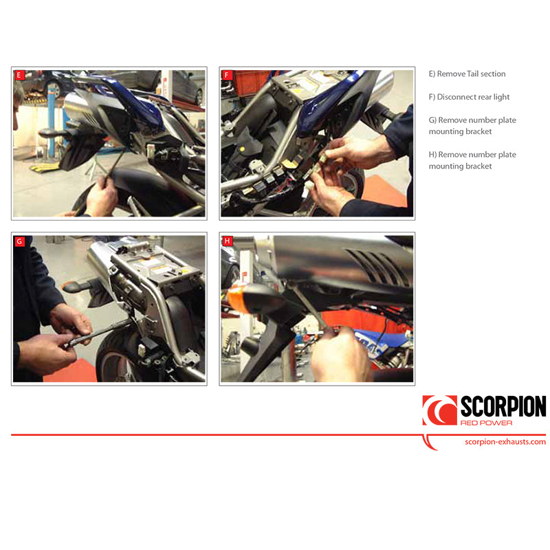 Scorpion Factory Satin Titanium Round Exhaust - Yamaha FZS 600 Fazer FZ6 2004 - 2006