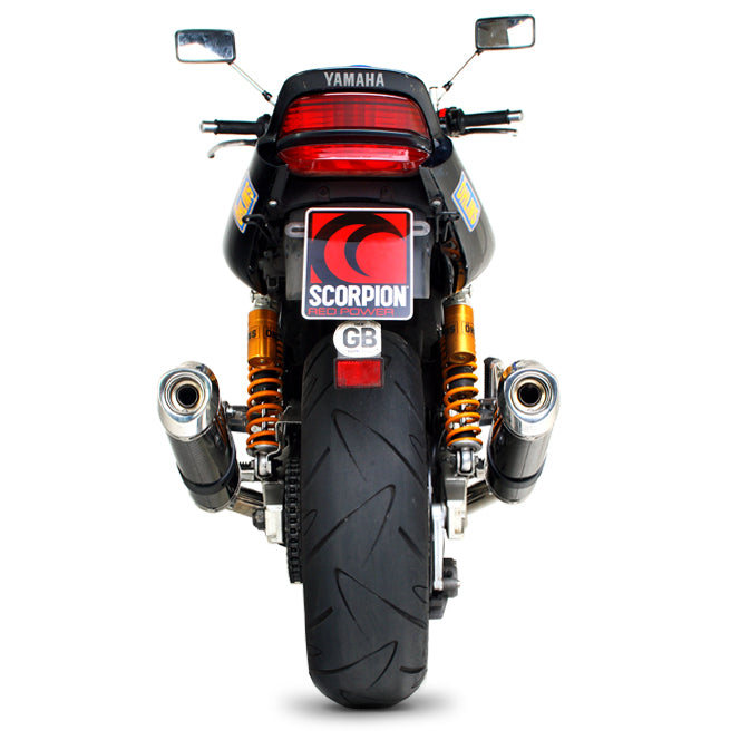 Scorpion Factory Carbon Oval Exhaust - Yamaha XJR 1300 2004 - 2006