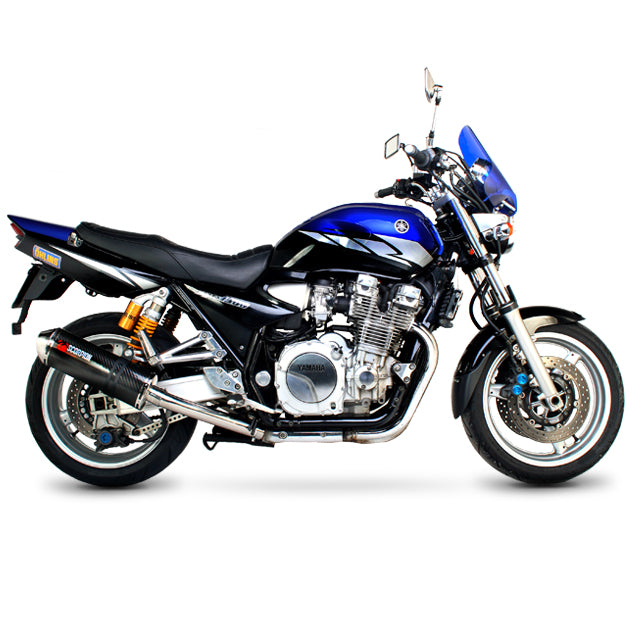 Scorpion Factory Carbon Round Exhaust Carbon Outlet Yamaha XJR 1300 04-06