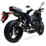 Scorpion Factory Satin Titanium Oval Exhaust Carbon Outlet Yamaha FZ1/FZ1S 06-11