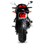 Scorpion Factory Satin Titanium Oval Exhaust Carbon Outlet Yamaha FZ1/FZ1S 06-11