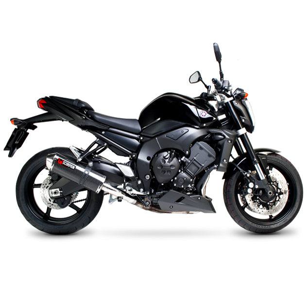 Scorpion Factory Satin Titanium Oval Exhaust - Yamaha FZ1/FZ1S 2006 - 2016