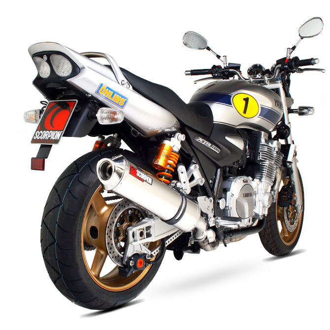 Scorpion Factory Carbon Round Exhaust Carbon Outlet Yamaha XJR 1300 07-10