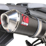 Scorpion Factory Carbon Oval Exhaust - Yamaha XT 660Z Tenere 2008 - 2013