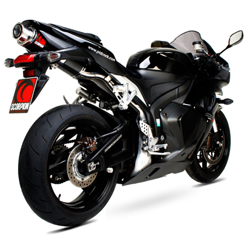 Scorpion Stealth Stainless Oval Exhaust For Honda CBR 600 RR 2007-2012