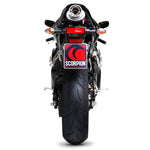 Scorpion Stealth Stainless Oval Exhaust For Honda CBR 600 RR 2007-2012