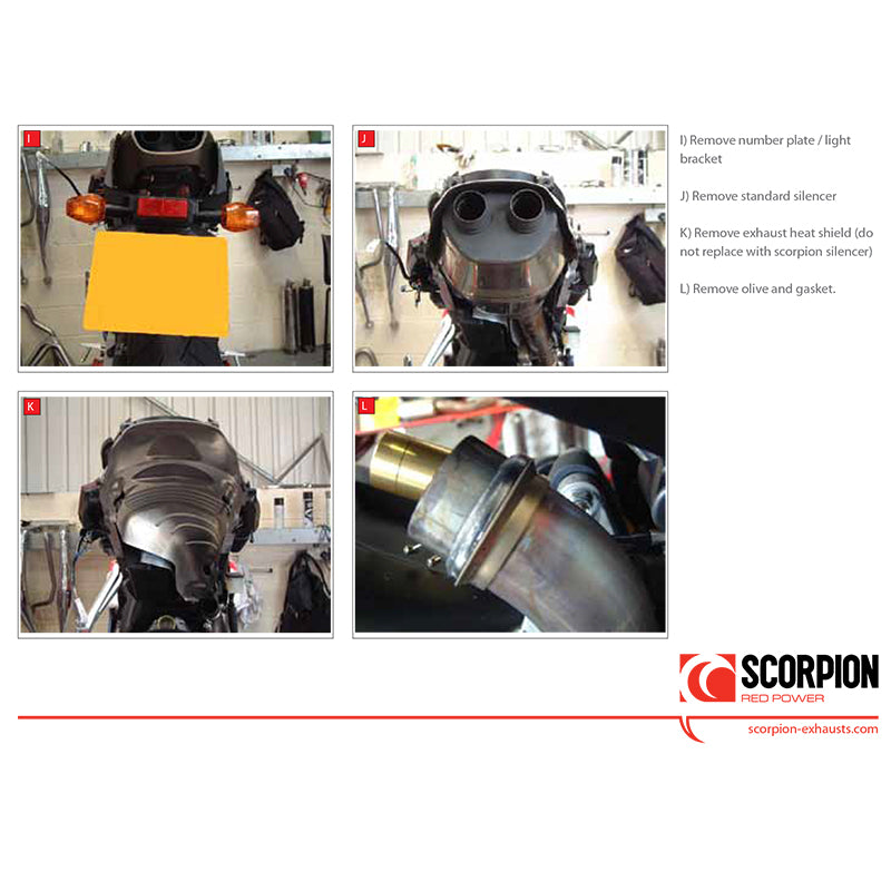 Scorpion Stealth Carbon Oval Exhaust Carbon Outlet Honda CBR 1000 RR 04-05