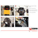 Scorpion Stealth Carbon Oval Exhaust Carbon Outlet Honda CBR 1000 RR 04-05