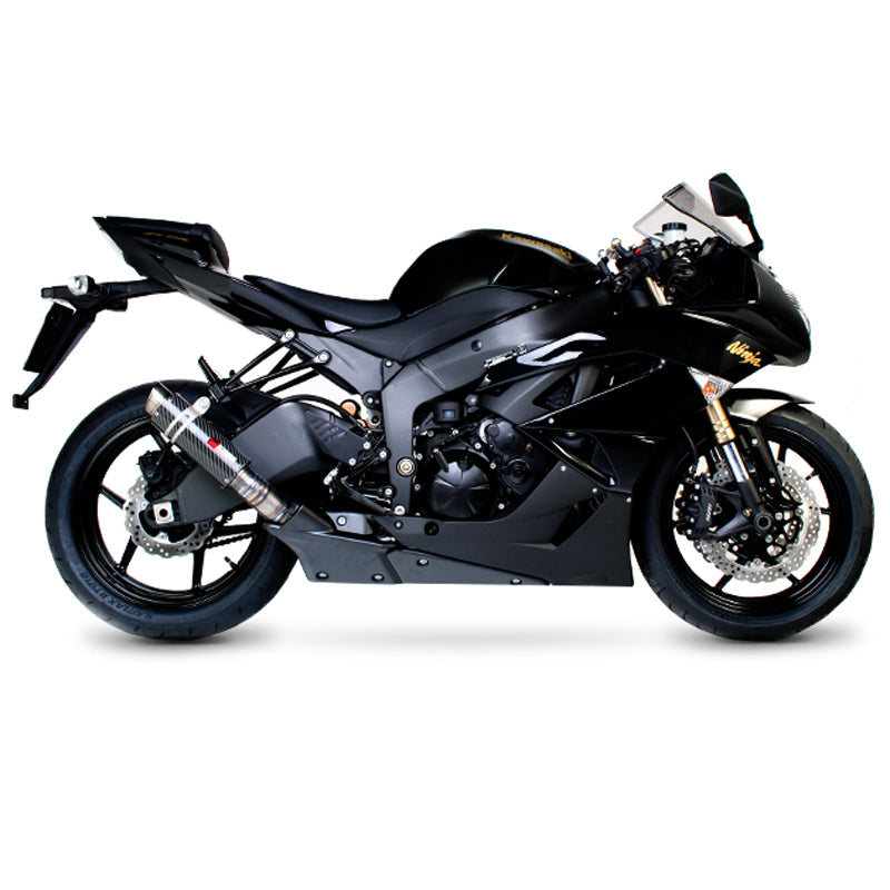 Scorpion RP-1 GP Carbon Round Exhaust - Kawasaki ZX-6R 2009 - 2012