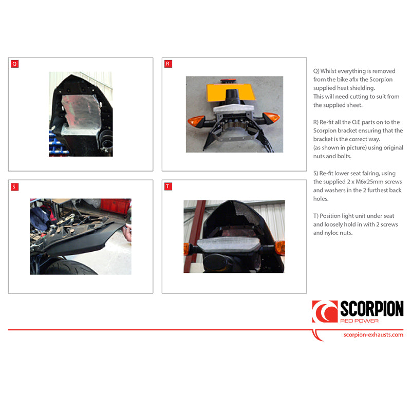 Scorpion Stealth Carbon Oval Exhaust Carbon Outlet Kawasaki ZX 636/ZX6RR 07-08