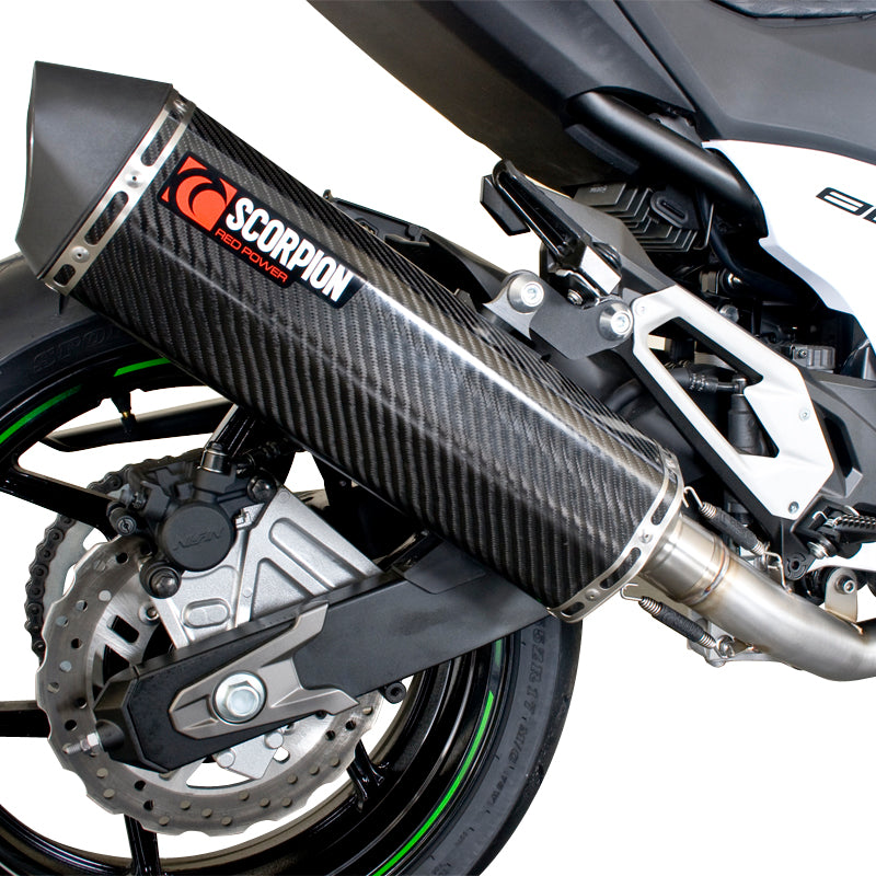 Scorpion Serket Stainless Oval Exhaust For Kawasaki Z 800 2013-2016