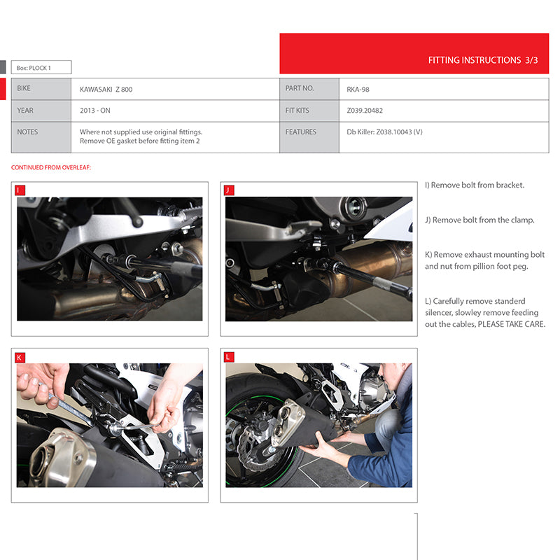 Scorpion Serket Carbon Oval Exhaust For Kawasaki Z 800 2013-2016