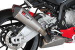 Scorpion Serket Taper Satin Titanium Oval Exhaust For BMW S1000RR 2009-2014