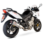 Scorpion Serket Stainless Oval Exhaust For Honda CBF 600 2008-2014
