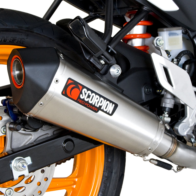 Scorpion Serket Taper Carbon Oval Exhaust - Honda CBR 125 R System