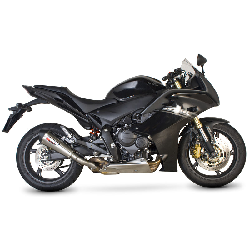 Scorpion Serket Taper Stainless Oval Exhaust - Honda CBR 600 F 2011 - 2016