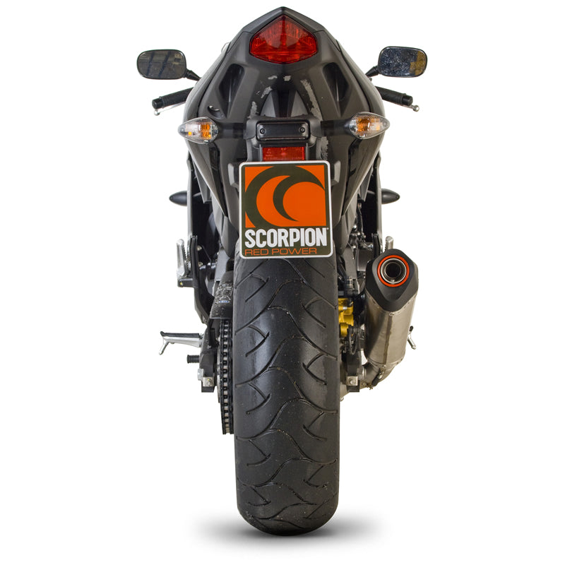 Scorpion Serket Taper Stainless Oval Exhaust - Honda CBR 600 F 2011 - 2016