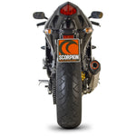 Scorpion Serket Taper Stainless Oval Exhaust - Honda CBR 600 F 2011 - 2016