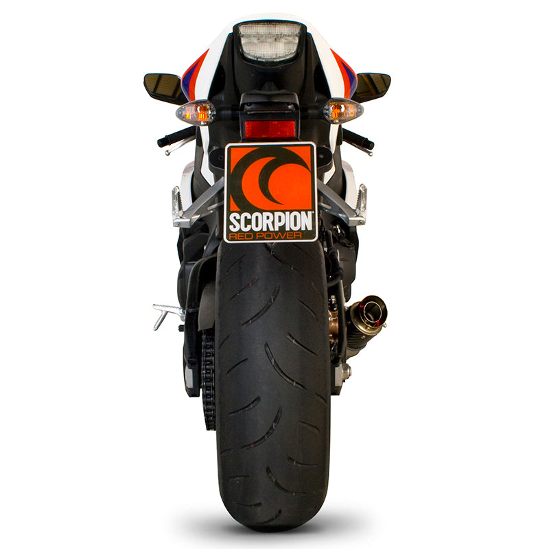 Scorpion RP-1 GP Satin Titanium Round Exhaust Honda CBR 1000 RR 2012 - 2013