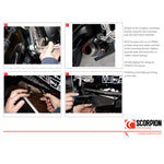 Scorpion RP-1 GP Carbon Round Exhaust For Honda CBR 1000 RR 2012-2013