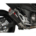 Scorpion Serket Taper Carbon Oval Exhaust For Kawasaki Z800e 2013-2016